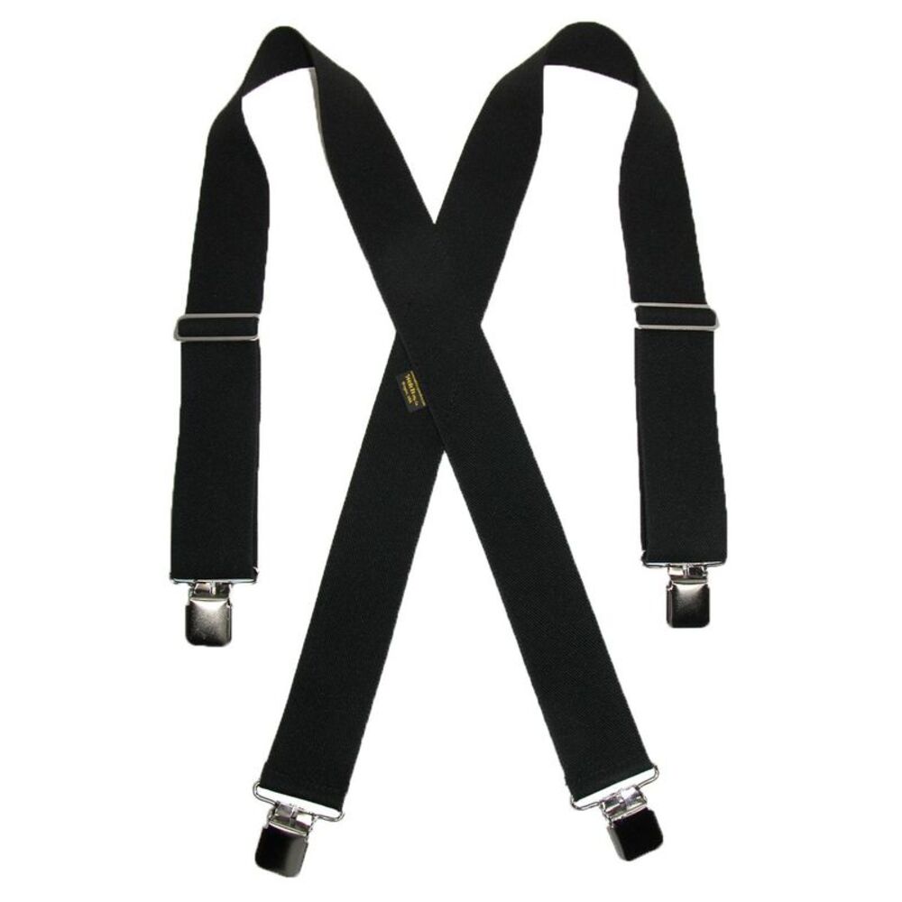Welch Men's Elastic Clip-End 2 Inch Work Suspenders